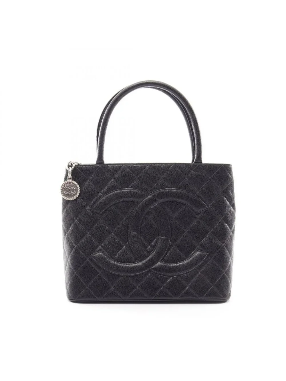 Chanel Tote Bag Reissue Black Caviar Leather